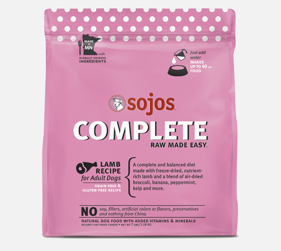 Sojos Complete Dog Food Lamb Recipe Sojos